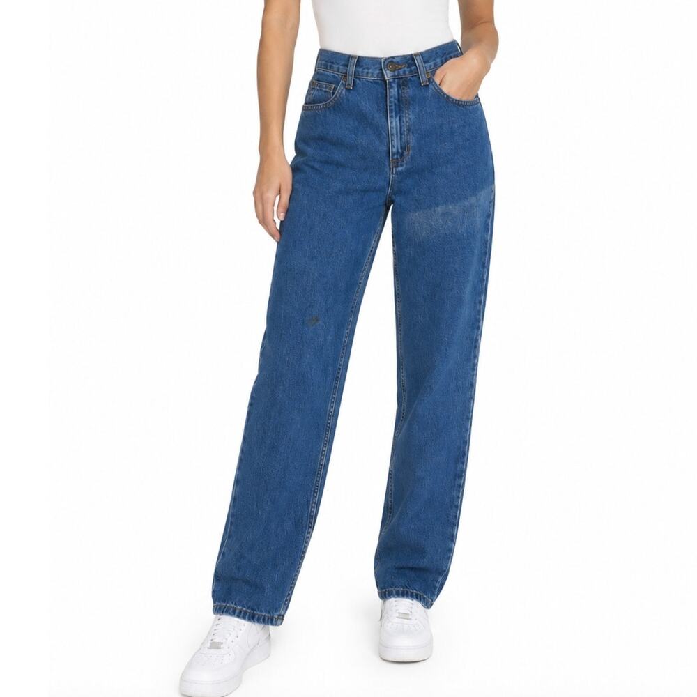1990s Vintage Liz Claiborne High Rise Straight Leg Mom Jeans Size 6 28" Waist
